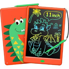 TECJOE LCD Writing Tablet for Kids, 11 Inch Drawing Tablets for Kids, Boys Toys Gifts Dinosaur Doodle Board, Toddlers Travel Games Learning Toys Christmas Birthday Gifts for 3 4 5 6 Year Old Boys Blue