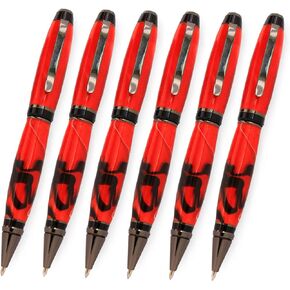 Cigar Pen Kit, Gun Metal Finish, 6 Pack
