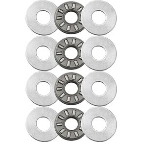 4 مجموعات NTA815+2TRA، محامل إبرة الدفع مع غسالتين، ID 1/2"، OD 15/16"