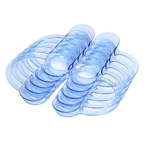 20PCS Dental Cheek Retractor Mouth Opener, Mouth Openers for Speak Out Game,Standard Dental Mouth Opener- Cheek and Lip Retractor - Clear Blue