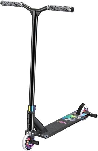 سكوتر Pro Scooter-Stunt Scooter - مصمم للأولاد والبنات، سكوتر احترافي للمراهقين بعمر 8 سنوات فما فوق ومناسب للراكبين من جميع المستويات (C7-Black/NEO) in Kuwait