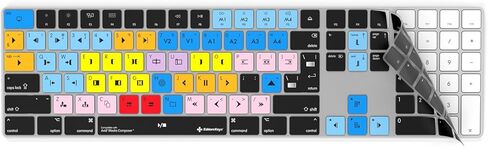 Avid Media Composer Keyboard Cover | Fits Wireless Apple Magic Keyboard with Numeric Pad in Kuwait