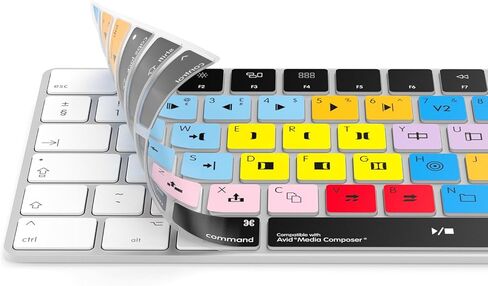Avid Media Composer Keyboard Cover | Fits Wireless Apple Magic Keyboard with Numeric Pad in Kuwait