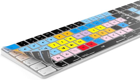Avid Media Composer Keyboard Cover | Fits Wireless Apple Magic Keyboard with Numeric Pad in Kuwait