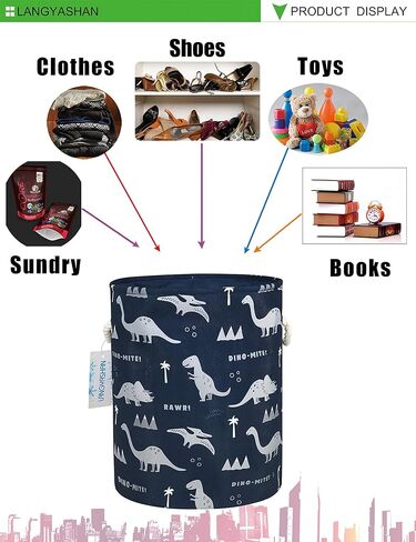 سلة الغسيل LANGYASHAN من القماش قابلة للطي، سلة تخزين منظمة للأولاد والبنات، سلة الغسيل، صناديق الألعاب، سلال الهدايا، ملابس غرفة النوم، حضانة الأطفال (لعبة الكرة البحرية) in Kuwait