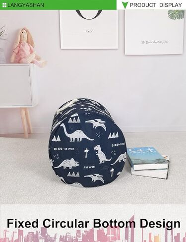 سلة الغسيل LANGYASHAN من القماش قابلة للطي، سلة تخزين منظمة للأولاد والبنات، سلة الغسيل، صناديق الألعاب، سلال الهدايا، ملابس غرفة النوم، حضانة الأطفال (لعبة الكرة البحرية) in Kuwait