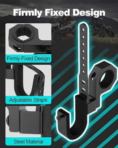 حامل مسدس UTV، حامل مسدس أداة شريط دوار يناسب حامل مسدس Atv مقاس 1.75 بوصة - 2 بوصة متوافق مع Polaris RZR Ranger Can Am Kawasaki Snowmobile Golf Cart in Kuwait