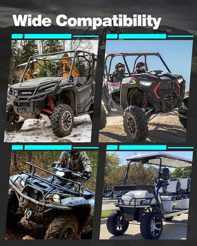 حامل مسدس UTV، حامل مسدس أداة شريط دوار يناسب حامل مسدس Atv مقاس 1.75 بوصة - 2 بوصة متوافق مع Polaris RZR Ranger Can Am Kawasaki Snowmobile Golf Cart in Kuwait