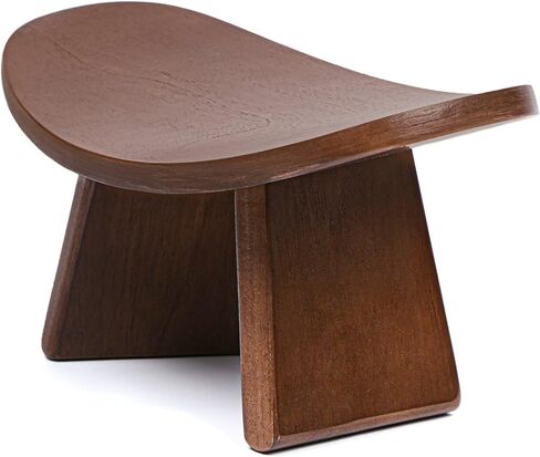 Sensa Meditation Bench, Wooden Kneeling Stool, Portable with Travel Bag, Foldable, Ergonomic & Durable Design, Comfort Chair for Deeper & Longer Meditation, Perfect for Yoga, Prayer, Seiza (6 inch) in Saudi Arabia