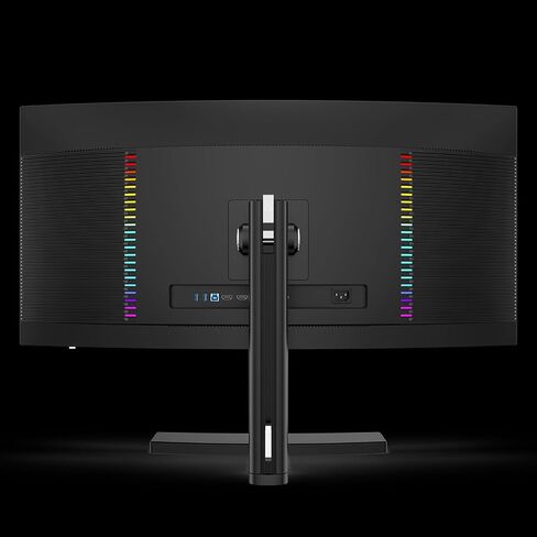 INNOCN 34Q1R 34" OLED Curved Ultrawide Monitor WQHD 3440 x 1440p 175Hz Computer Monitor, USB Type C Power Delivery, HDMI, DP, Stereo Speakers, Charger Pad, Black in Saudi Arabia