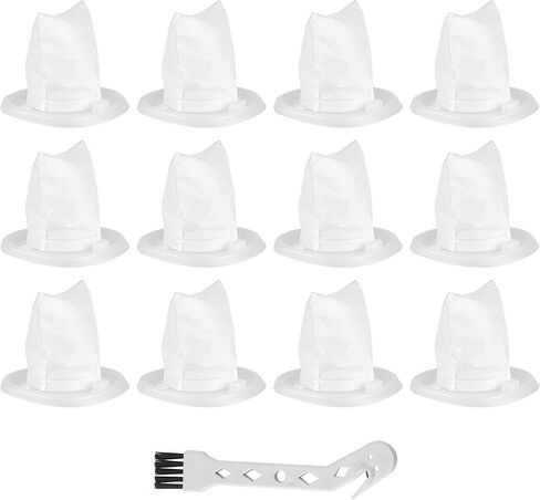 12 حزمة مرشحات HNVCF10 بديلة للمكنسة الكهربائية اليدوية بلاك اند ديكر Dustbuster HNVC220B HNVC220BCZ01 HNVC215B10 HNVC115 HNVC115J06 HNVC115B22 in Kuwait