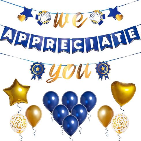 Thank You Banner, Thank You Sign, Employee Appreciation Decorations, Staff Appreciation Banner, We Appreciate You Banner | Thank You Decorations for Employees | Office Decorations for Boss CNA in Saudi Arabia