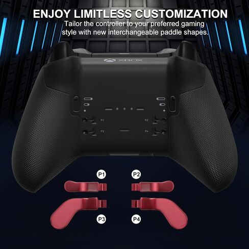 SHINHOME 13 في 1 أعواد إبهام معدنية لأجهزة Xbox One Elite Series 2، ملحقات وحدة التحكم Elite Series 2، ملحقات ألعاب بديلة معدنية Mod 6 أعواد تحكم قابلة للتبديل، مجاذيف، وسادات D، أداة، بدون حقيبة in Saudi Arabia