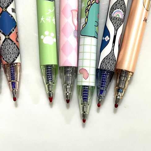 sencoo 5 pack Erasable Blue Gel Pens Retractable Rollerball Pens Students Stationery Office Pens Children Prize Cartoon Pens School Prize in Saudi Arabia