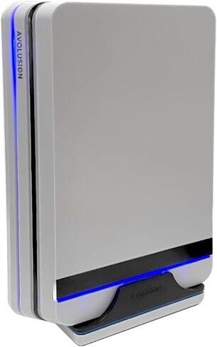 محرك الأقراص الصلبة الخارجي للألعاب Avolusion PRO-X سعة 8 تيرابايت USB 3.0 لوحدة تحكم ألعاب PS5/PS4 (أبيض) - ضمان لمدة عامين in Saudi Arabia