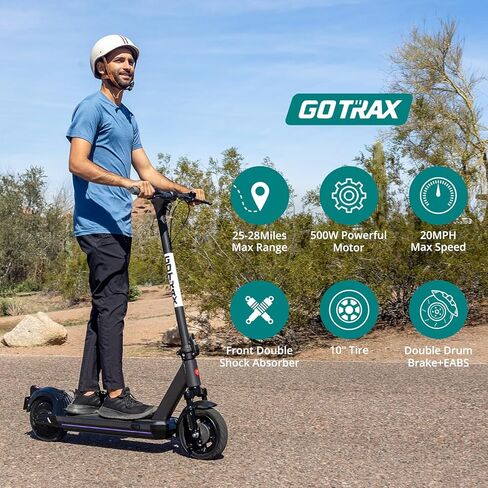 سكوتر كهربائي من سلسلة Gotrax GXL V2 للبالغين، إطار صلب 8.5 بوصة/10 بوصة، نطاق أقصى 12/16/28 ميل، قوة 15.5/20 ميل في الساعة بواسطة محرك 250 وات/300 وات/500 وات، سكوتر كهربائي قابل للطي للتنقل in Saudi Arabia