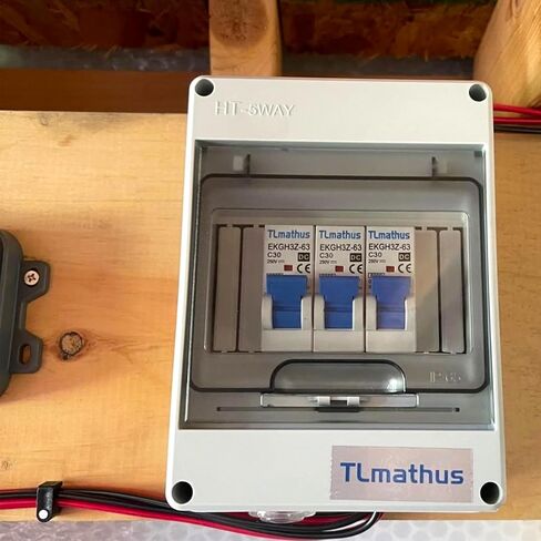 3 Way Mini Breaker Box MCB Distribution Protection Box with DIN Rail, Waterproof,for Miniature Circuit Breaker, Electrical Box for Indoor Wall(HT-3WAY) in Saudi Arabia