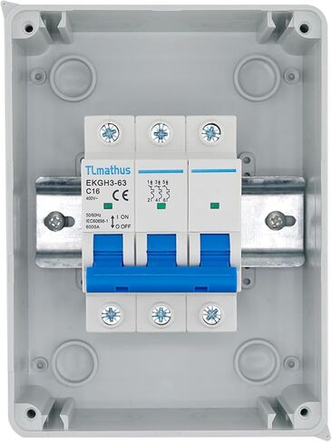3 Way Mini Breaker Box MCB Distribution Protection Box with DIN Rail, Waterproof,for Miniature Circuit Breaker, Electrical Box for Indoor Wall(HT-3WAY) in Saudi Arabia