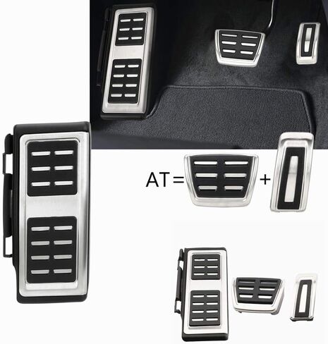 أغطية دواسة فرامل الغاز لراحة القدم متوافقة مع Volkswagen VW Golf 7 MK7 Skoda Octavia Audi A3 S3 (ناقل حركة أوتوماتيكي) in Kuwait