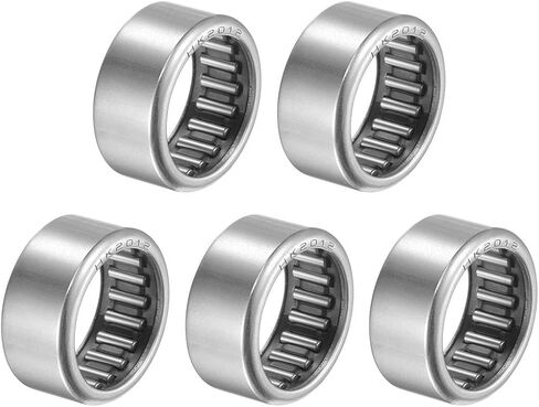 uxcell HK2512 Drawn Cup Needle Roller Bearings, Open End, 25mm Bore Dia, 32mm OD, 12mm Width (Pack of 5) in Saudi Arabia