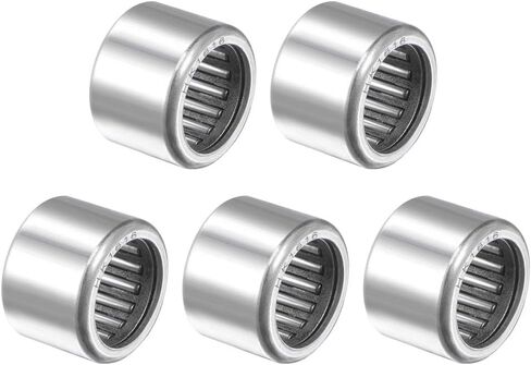 uxcell HK2512 Drawn Cup Needle Roller Bearings, Open End, 25mm Bore Dia, 32mm OD, 12mm Width (Pack of 5) in Saudi Arabia