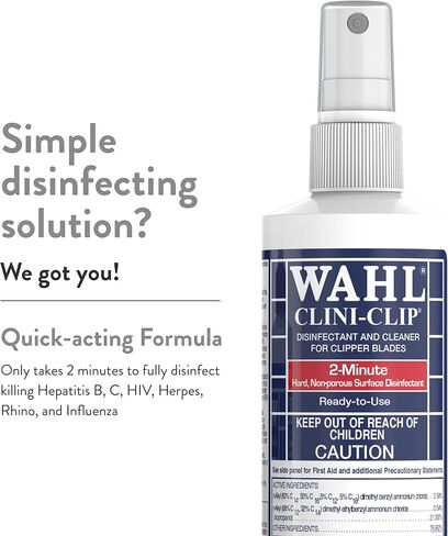 WAHL بروفيشنال أنيمال كليني-كليب بليد مطهر ومنظف بخاخ (3701-100) in Kuwait