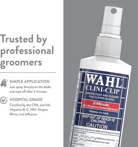 WAHL بروفيشنال أنيمال كليني-كليب بليد مطهر ومنظف بخاخ (3701-100) in Kuwait