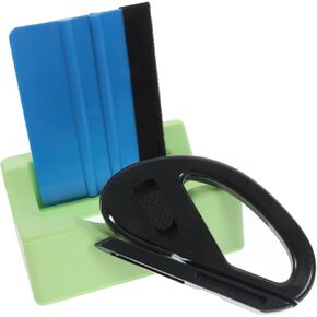 Luxshiny 1set Silicone Tumbler Holder Cup Cradle Squeegee Insert Set for Crafts Green in Kuwait