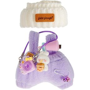 ملابس دمية 17 سم/6.7 بوصة ، ملابس مقدمة للدمى 17 سم/6.7 بوصة ، سروال قبعة عصري لطيف لإكسسوارات الدمى (لا دمية) (وردي) in Kuwait