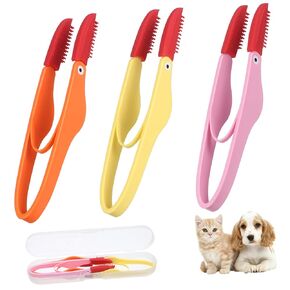 Kisangel 3pcs الكلاب العيون مشط دموع علامة للقطط الحيوانات الأليفة المادة صندوق تخزين ملائم لسفر أداة الاستمالة للتنظيف المسيل للدموع in Kuwait