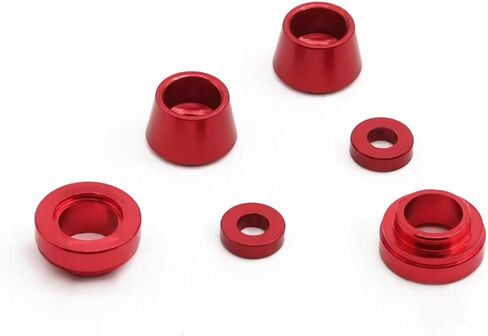 Parts For Tamiya For TT02 For TT-02 1/10 Aluminium Steering Flange Sleeve Bushing Gasket RC Car Upgrade Parts Accessories(Blue) in Saudi Arabia