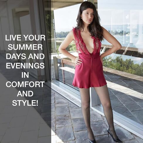 لباس ضيق نسائي من CALZITALY، نايلون شفاف، جوارب طويلة صيفية، جوارب 8DEN، طبيعي، طبيعي، S، M، L، صنع في إيطاليا in Kuwait