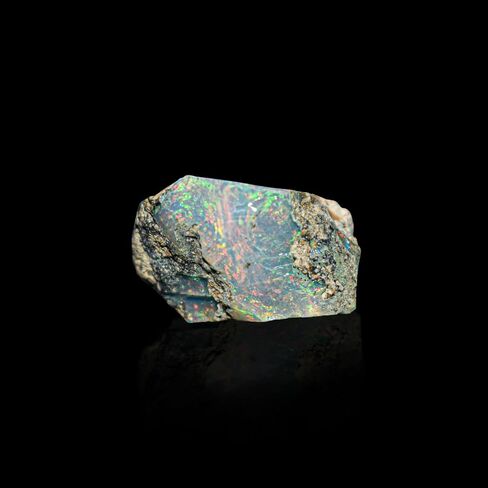 27.30Cts 100% A+ Natural Ethiopian Welo Opal Rough Stone, Raw Crystal, October Birthstone, Jewelry Making Gemstone, Ultra Fire Striking Opal, Opal Rock, Handpicked Stone, Size-16X27X15MM in Kuwait