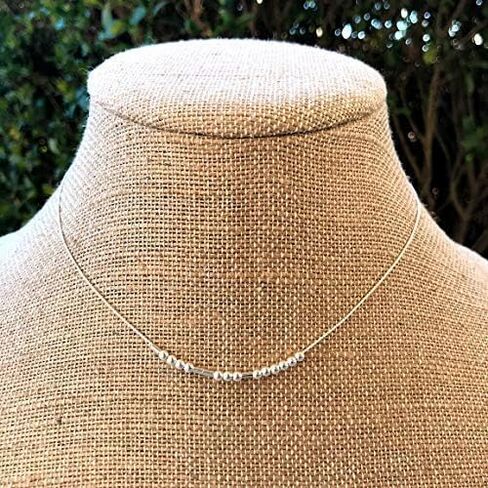 Badass in Morse Code Necklace - Sterling Silver أو Gold Covered in Saudi Arabia