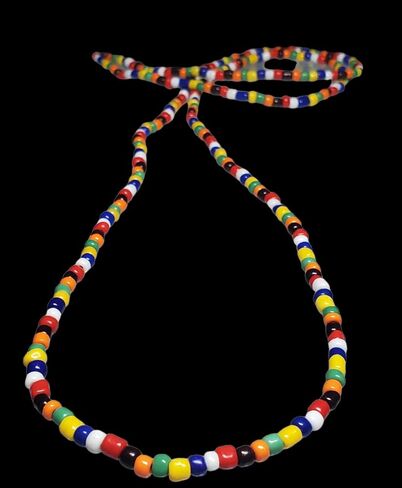 Collar Eleke Santeria Long Unisex Necklace Ifa African Religion (Osain) in Saudi Arabia