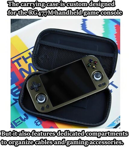 حافلة مع مقبض لـ RG477M Game Game Console Case Organizer Organizer Case in Saudi Arabia