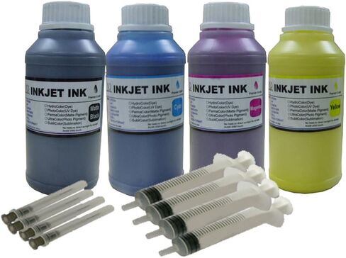 ND™ Pigmented Sublimation Ink for WF-7210 WF-7710 WF-7720 piezoelectric Printers - 4x250ml Sublimation Ink for Heat Transfer Inkjet Printing in Saudi Arabia