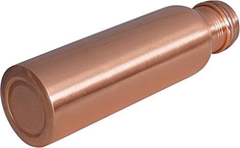 زجاجة مياه نحاسية نقية 34 أونصة زجاجة مياه نحاسية مع غطاء - زجاجة مياه نحاسية أيورفيدية - وعاء مياه نحاسي - اشرب المزيد من زجاجة ماء مضادة للتسرب in Kuwait