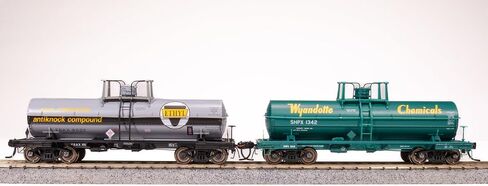 Broadway Limited 7669 6000 Gallon Tank ، Seriense Sailar 2-Pack A ، (Ethyl Corp ، Wyandotte) Ho Scale in Kuwait
