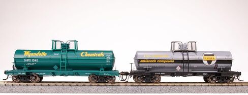 Broadway Limited 7669 6000 Gallon Tank ، Seriense Sailar 2-Pack A ، (Ethyl Corp ، Wyandotte) Ho Scale in Kuwait