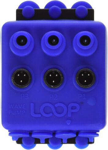Current USA eFlux Wave Pump Blue Manifold HUB (Connects Up to 3 eFlux Wave Pumps) Control LOOP Pumps LED Indicator Light, IC Protection, Blue Silicone Splash Guard (1685) in Saudi Arabia