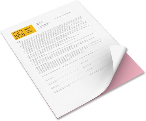 ورقة Xerox Revolution Digital Carbonless ، جزأين ، 8.5 × 11 ، وردي/أبيض ، 5000/كرتون in Saudi Arabia