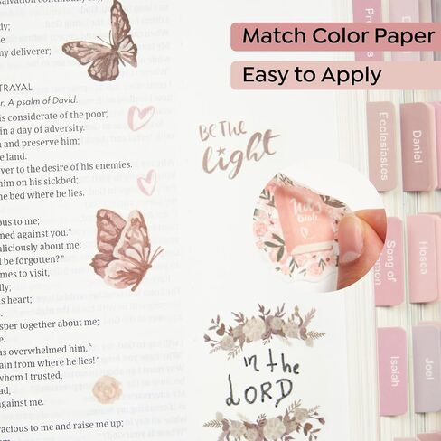 Christian Stickers for Bible Journaling Made of Washi Tape 125 PCS, Inspirational Verses and Decorative Frames Bible Stickers, Perfect for Bible Study, Planners, Laptops and Water Bottles in Kuwait