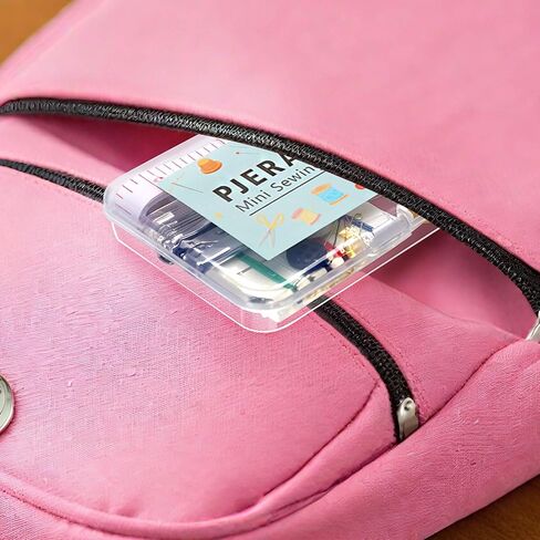 Min Sewing Kit, Travel Sewing Kit with Multi-Color Threads, Scissors, Needles, Buttons, Portable Emergency Sewing Tool Set with Storage Case, Adults Sewing Repair Kit for Craft Supplies in Saudi Arabia