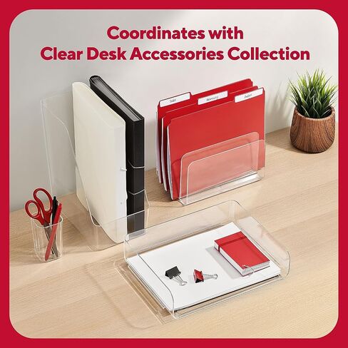 Staples 5-Compartment Plastic Clinine Serter ، Clear (TR62285) in Saudi Arabia