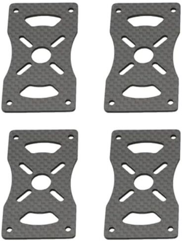 4PCS 3K Carbon Fiber Tube Clamp Motor Fixed Seat Mount Plate for 12mm 16mm 20mm 22mm 25mm 30mm Pipe DIY RC Multi-axis UAV(25mm) in Kuwait
