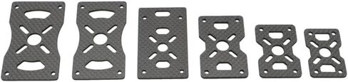 4PCS 3K Carbon Fiber Tube Clamp Motor Fixed Seat Mount Plate for 12mm 16mm 20mm 22mm 25mm 30mm Pipe DIY RC Multi-axis UAV(25mm) in Kuwait