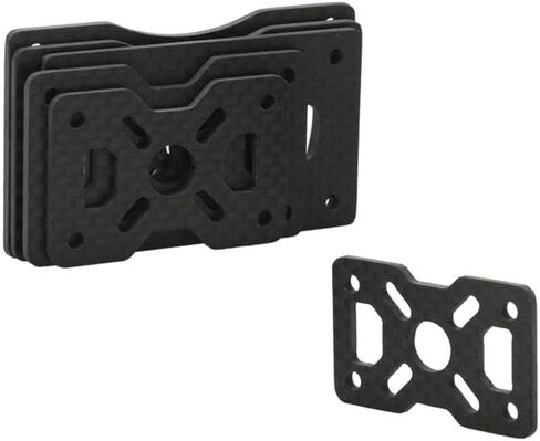 4PCS 3K Carbon Fiber Tube Clamp Motor Fixed Seat Mount Plate for 12mm 16mm 20mm 22mm 25mm 30mm Pipe DIY RC Multi-axis UAV(25mm) in Kuwait