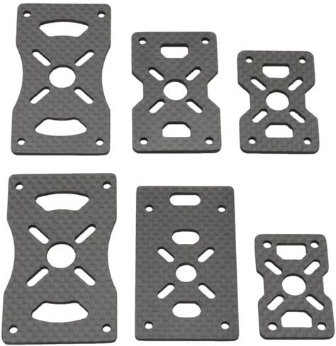4PCS 3K Carbon Fiber Tube Clamp Motor Fixed Seat Mount Plate for 12mm 16mm 20mm 22mm 25mm 30mm Pipe DIY RC Multi-axis UAV(25mm) in Kuwait