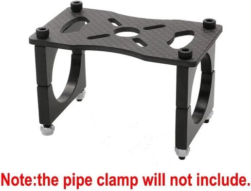 4PCS 3K Carbon Fiber Tube Clamp Motor Fixed Seat Mount Plate for 12mm 16mm 20mm 22mm 25mm 30mm Pipe DIY RC Multi-axis UAV(25mm) in Kuwait